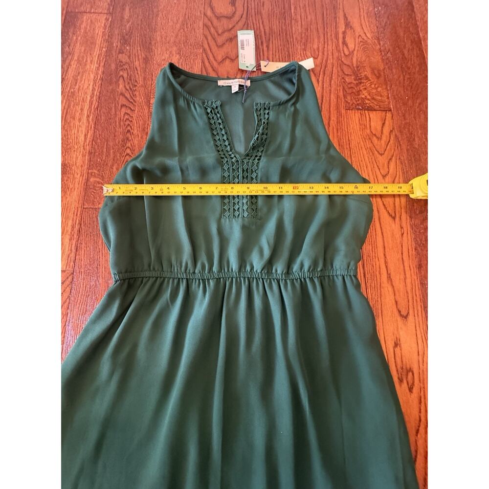 NWT 41 Hawthorn Bogota Dress Medium Emerald Green Tank Sleeveless Stitch Fix NEW - Picture 5 of 15